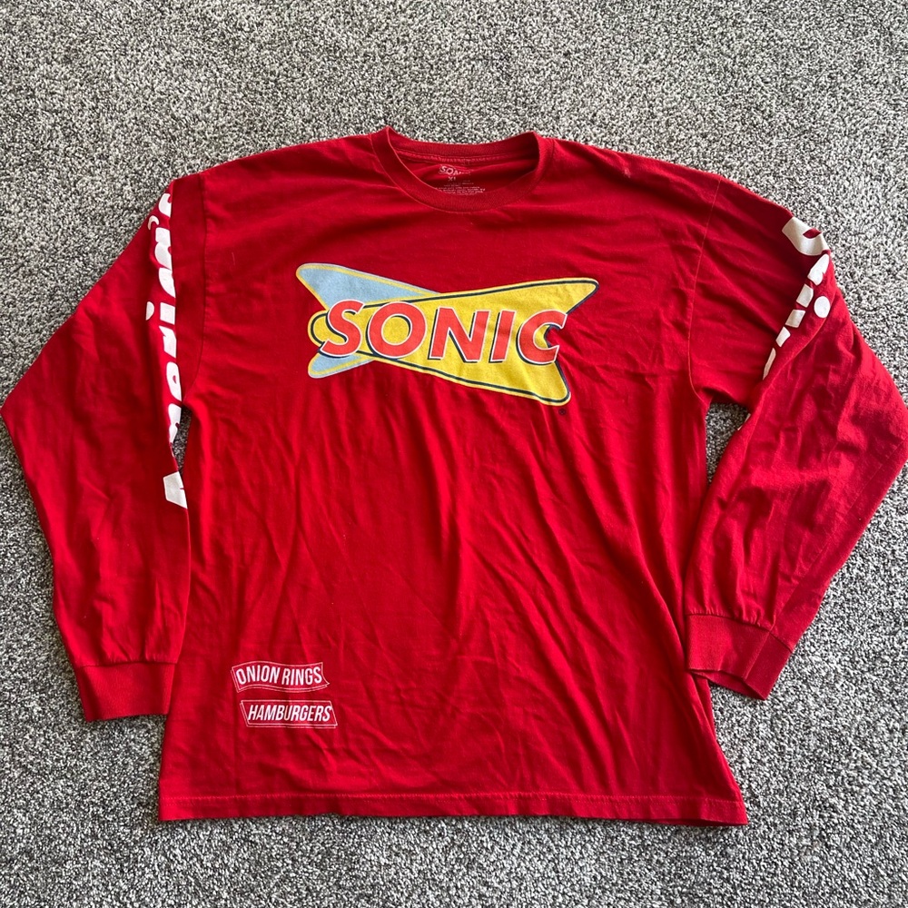 Sonic Red Long Sleeve Shirt size XL